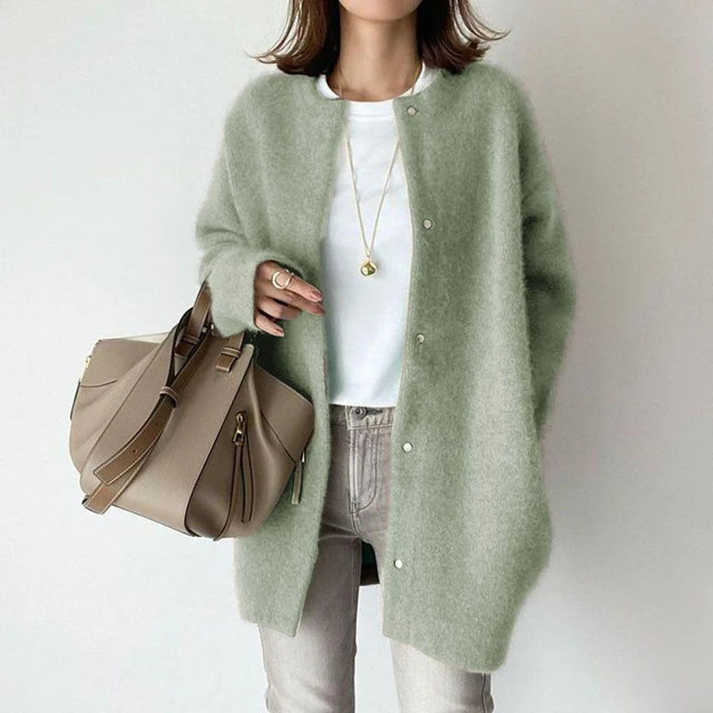 Abrigo cardigan Cachemira