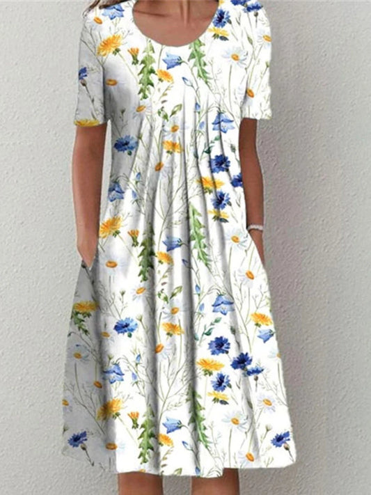 Vestido Fresco y Floral Maya