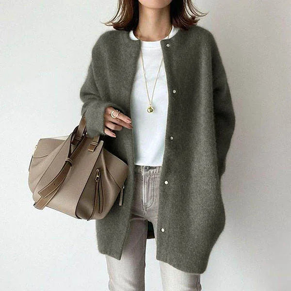 Abrigo cardigan Cachemira