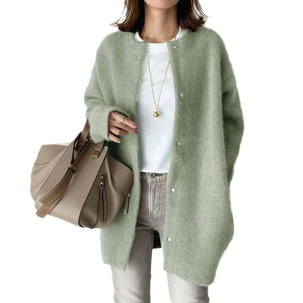 Abrigo cardigan Cachemira