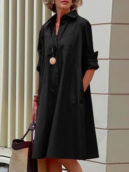 VESTIDO CAMISERO DE ALGODÓN AUTUMN GRACE